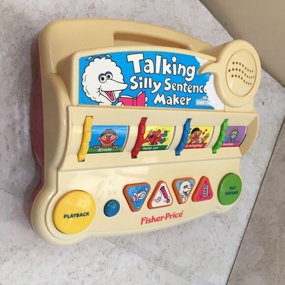 VINTAGE FISHER-PRICE TALKING SILLY SENTENCE MAKER‎ - Picture 5 of 10